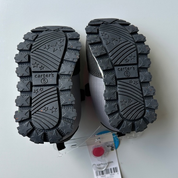 NWT Carter’s Blue Gray Athletic Collins Sneakers Shoes Toddler Boys Size 5 - Picture 8 of 8